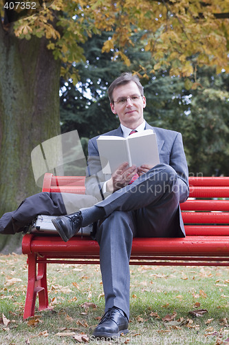 Image of Reading a book