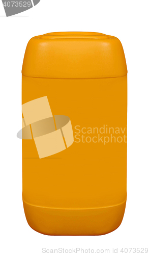 Image of Orange plastic jerrycan 