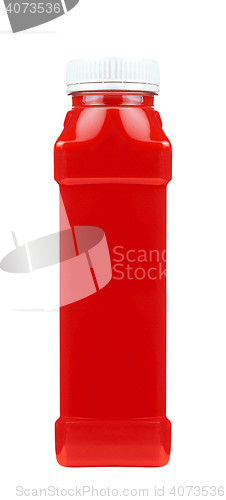 Image of Ketchup souce platic bottle isolated
