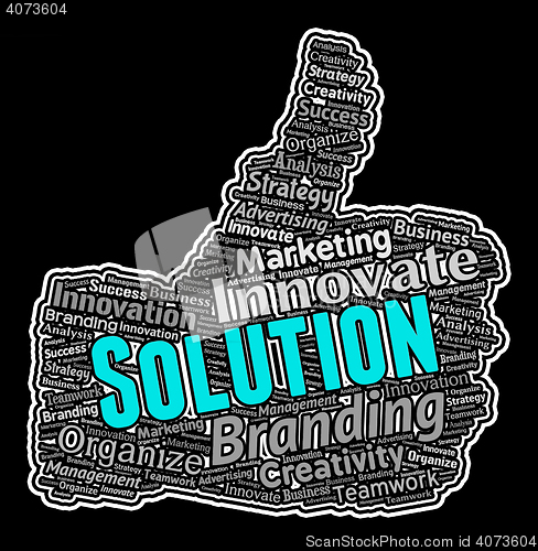 Image of Solution Thumbs Up Shows Resolutions Solved And Validation