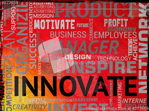 Image of Innovate Words Means Restructuring Reorganization And Ideas