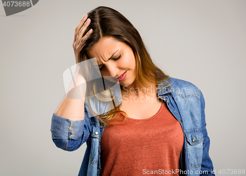 Image of Worried woman