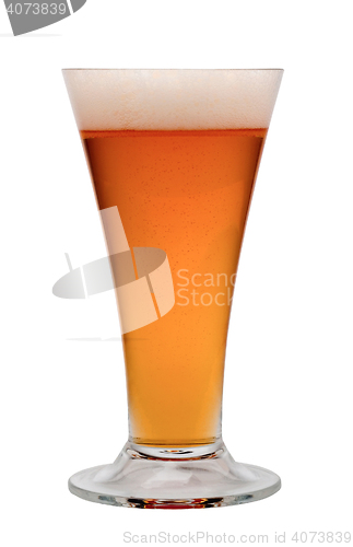 Image of Glass of beer isolated