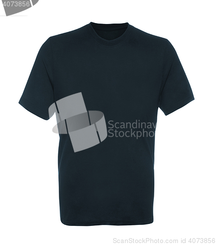 Image of dark shirt isolated