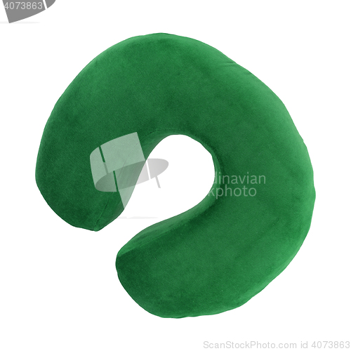 Image of neck pillow isolated