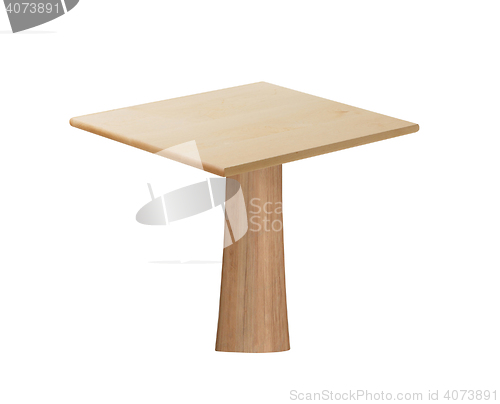 Image of wooden table - piece of furniture