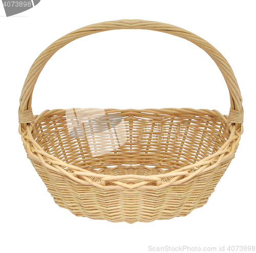 Image of vintage weave wicker basket