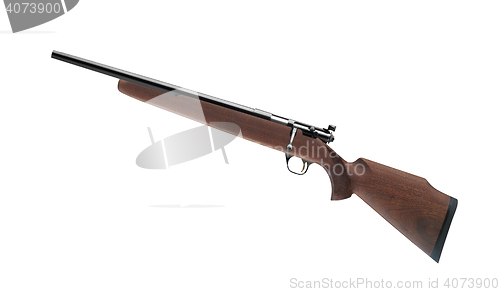 Image of Hunting rifle isolated on white