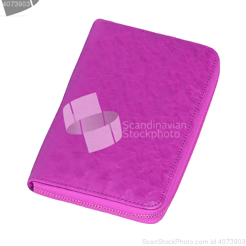 Image of Manicure set closed purple case