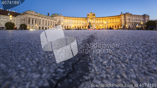 Image of The famous National Library in Vienna Austria