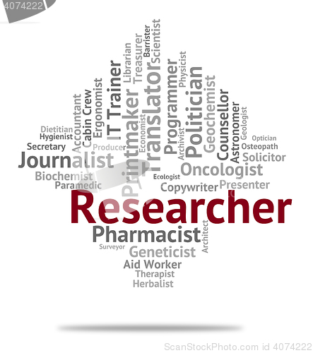 Image of Researcher Job Means Recruitment Analysis And Analyse