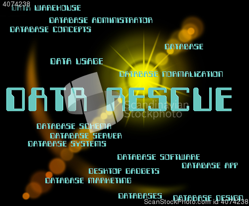 Image of Data Rescue Means Set Free And Bytes