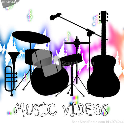 Image of Music Videos Represents Audio Visual And Acoustic