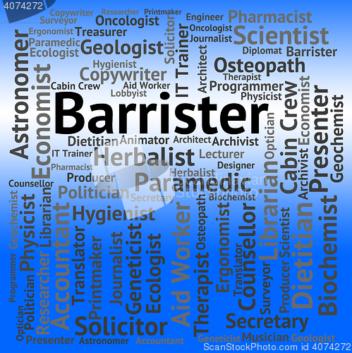 Image of Barrister Job Shows Jobs Barristers And Occupation