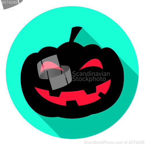 Image of Halloween Pumpkin Icon Shows Squash Symbols And Symbol