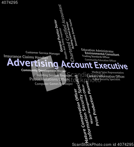 Image of Advertising Account Executive Represents Balancing The Books And