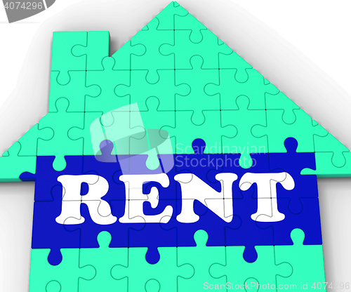 Image of Rent House Shows Rental Property Agents