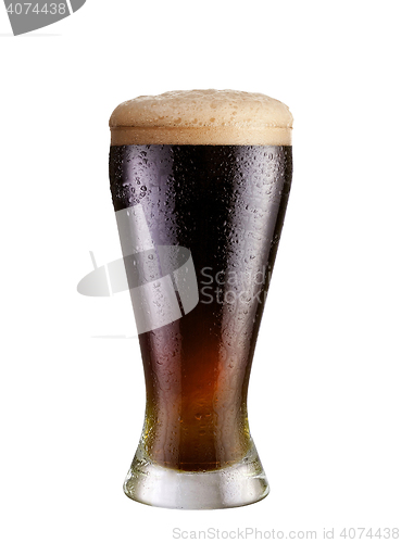 Image of glass of dark beer