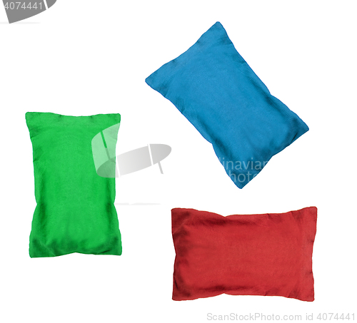 Image of Pillows on white background