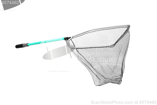 Image of fish net. isolated on white