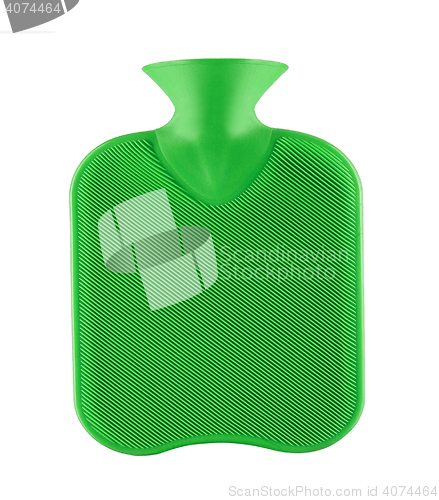 Image of green rubber hotty