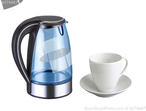 Image of Kettle on white background