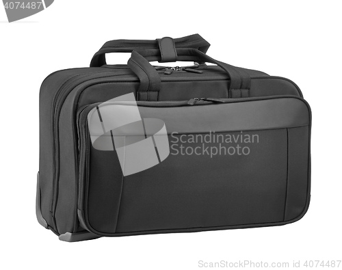 Image of textile briefcase for laptop