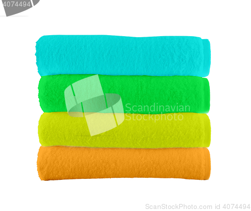 Image of Towel isolated on white