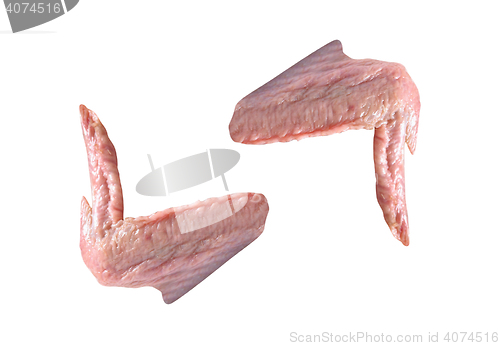 Image of raw chicken wings 