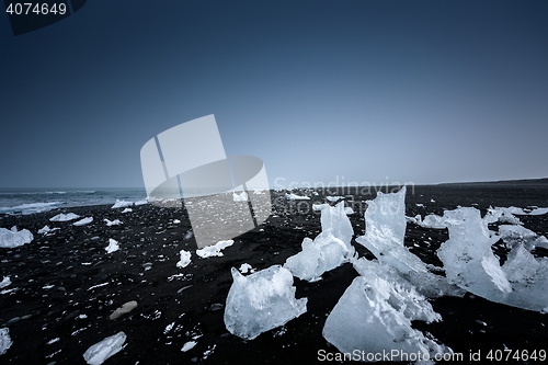 Image of Icebergs at glacier lagoon 