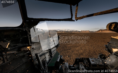 Image of Plane wreck at Iceland