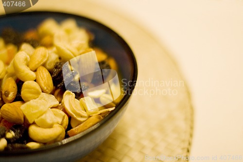 Image of mixed nuts and dried fruits