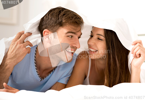 Image of Playing under the sheets