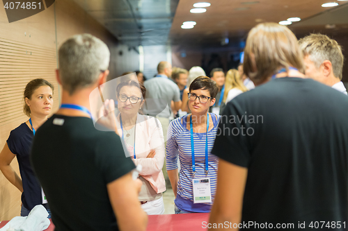 Image of Participants learning new ultrasound techniques on medical congress.