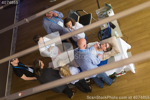 Image of Participants learning new ultrasound techniques on medical congress.