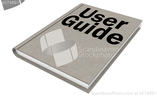 Image of User guide Isolated on the white background