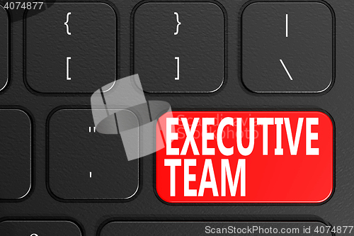 Image of Executive Team on black keyboard