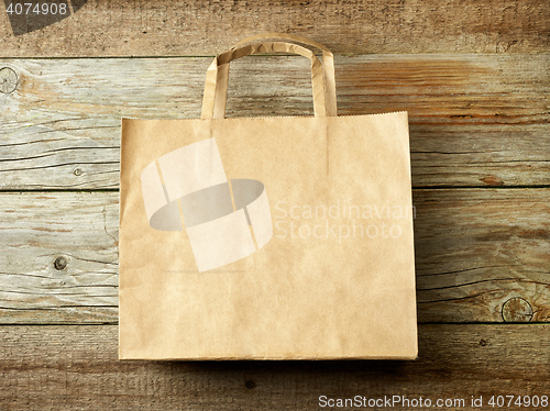 Image of natural paper shopping bag