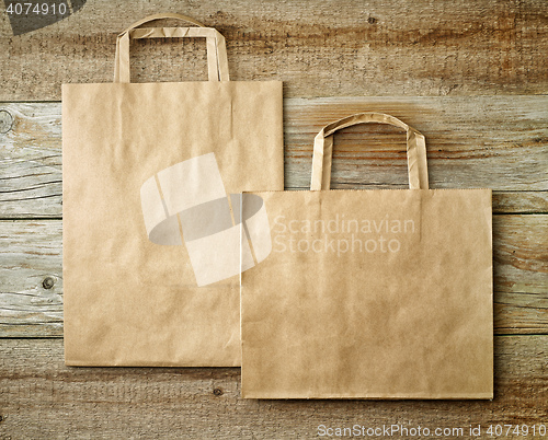 Image of two paper shopping bags