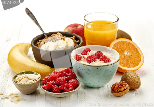 Image of healthy breakfast ingredients