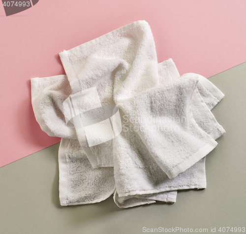 Image of white spa towels