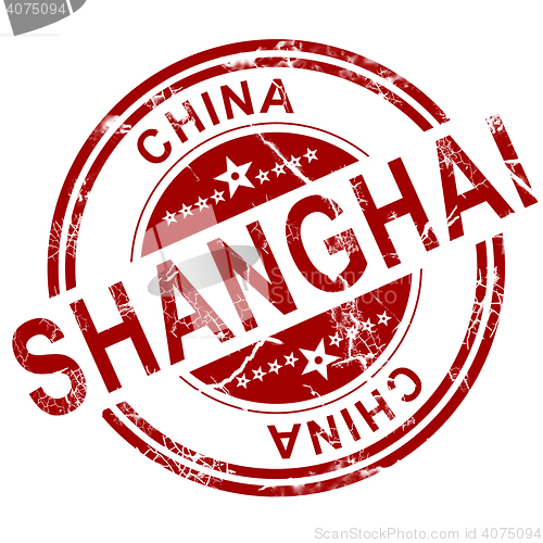 Image of Red Shanghai stamp 