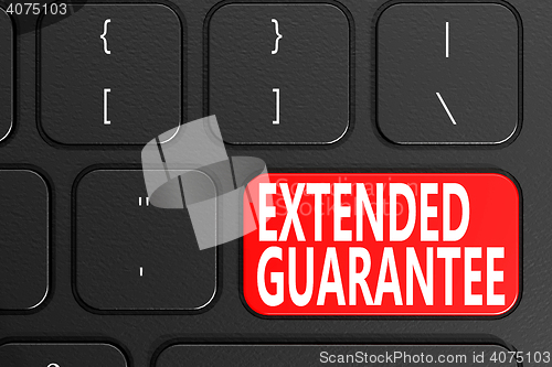 Image of Extended Guarantee on keyboard