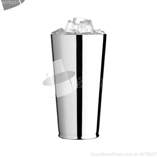 Image of closeup of a metal shaker