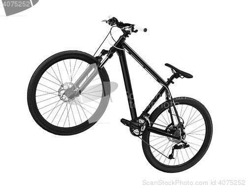 Image of race road bike isolated