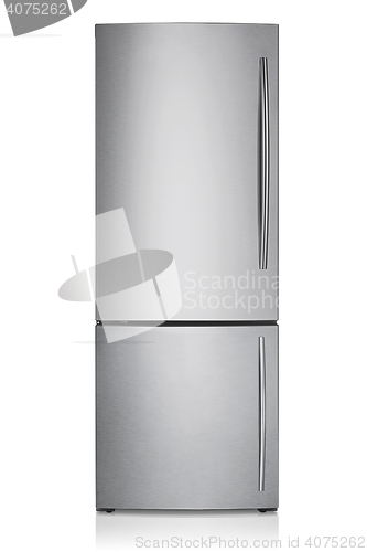 Image of refrigerator isolated on white