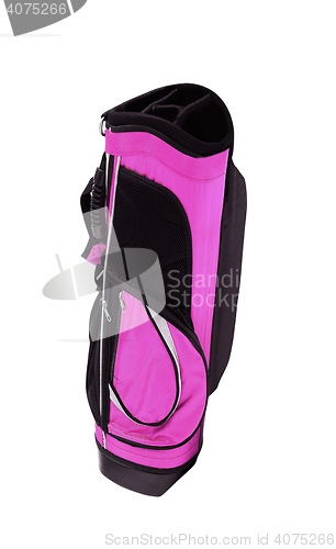 Image of golf clubs and bag