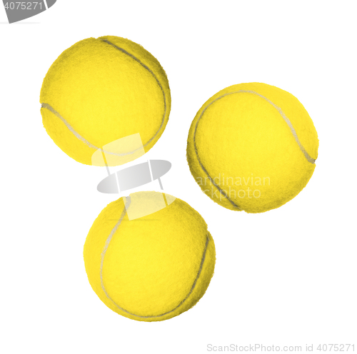 Image of Three tennis balls