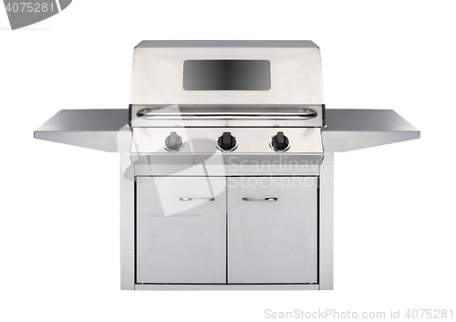 Image of Stainless steel gas cooker with oven