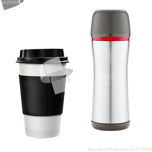 Image of Coffee Cup and thermos